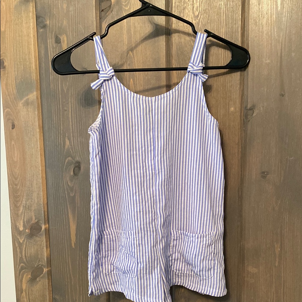 Art Class. Blue And White Striped Sleeveless Dress